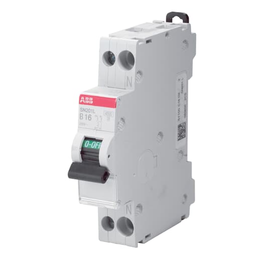 ABB SPA - ABBSN201LB16 SN201 L B16 INTERR. AUTOMATICO 1P+N 4,5KA