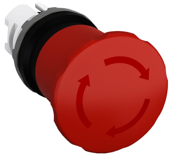 ABB SPA - ABBKZ 443 9 MPET4-10R PUL.FUNGO 40MM ROSSO