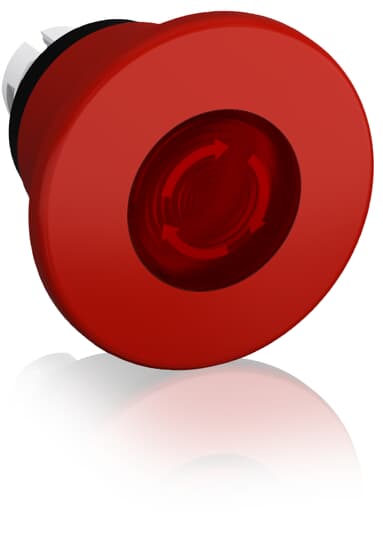 ABB SPA - ABBKW 306 1 MPMT4-11R PUL.FUNGO 60MM ROSSO GH. NERA