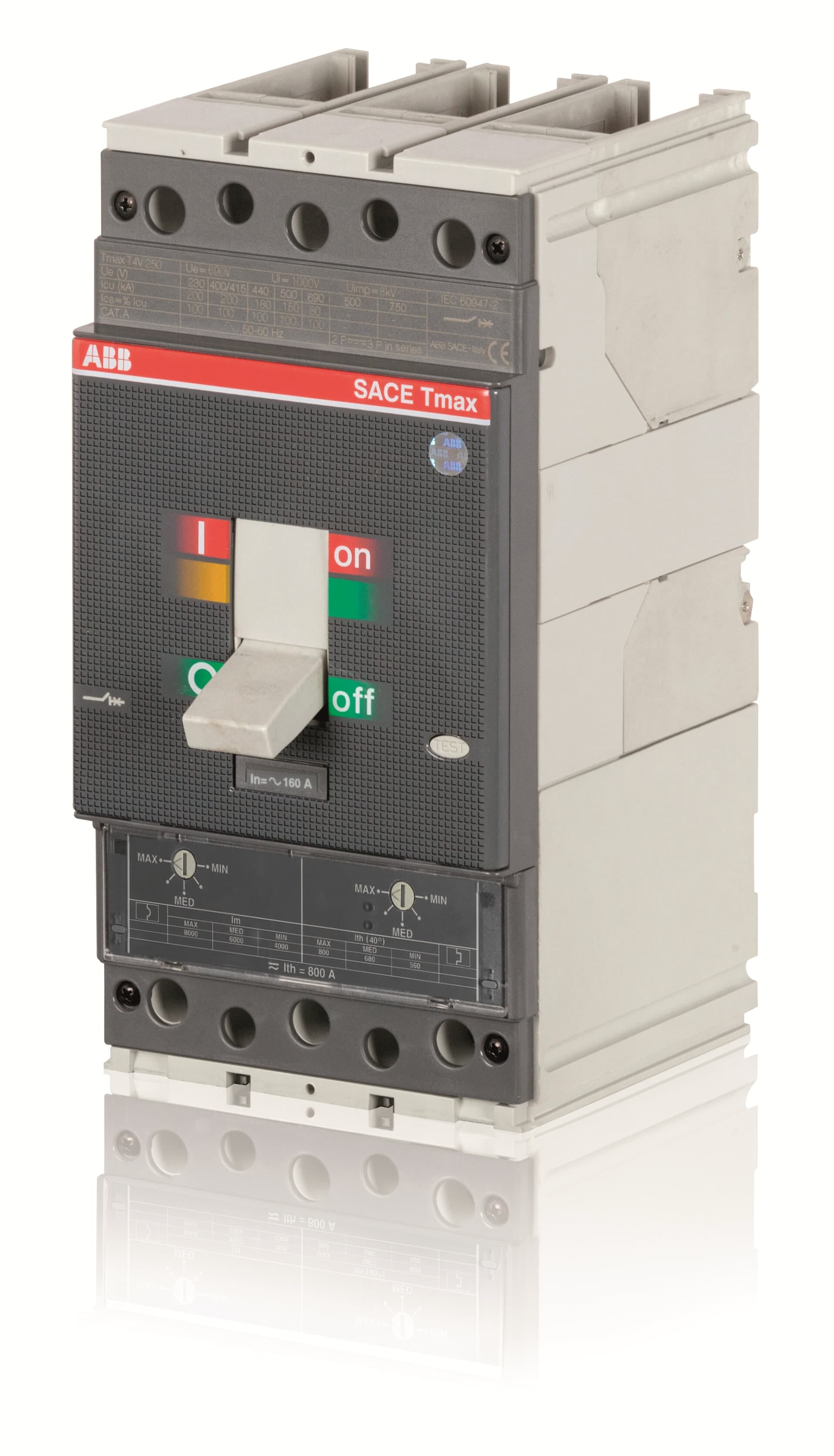 ABB SPA - ABB1SDA063412R1 T4V 250 TMA 80-800 3p F FC 1150V AC