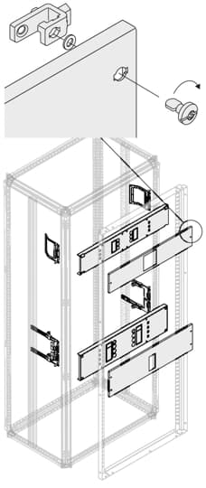 ABB SPA - ABBPHCT5427 KIT T5 630 3-4P RIM. M ORIZ.H=250 L=600