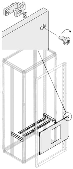 ABB SPA - ABBPVBE1241 KIT E1.2/E1.3F-XT7 F/M 3-4P-INT. VERT. L