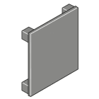 ABB SPA - ABBEV1135 N.10 TAPPI DI CHIUSURA 72X72MM