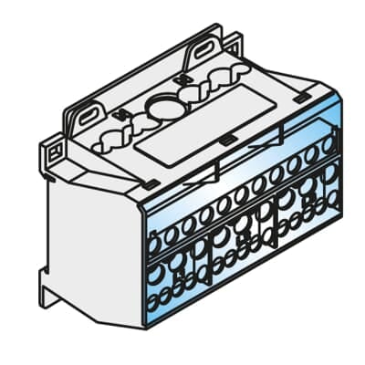 ABB SPA - ABBAD1004 RIPARTITORE MODULARE 4P 125A