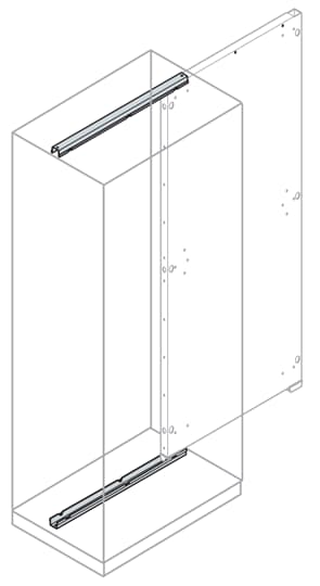 ABB SPA - ABBEA0802 BINARIO INSERIM.LATERALE PIASTRA L=800MM