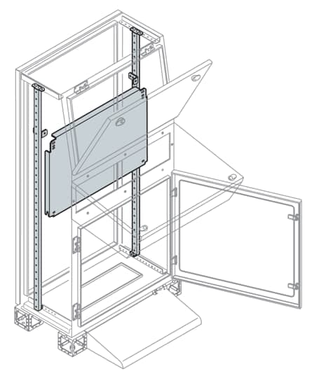 ABB SPA - ABBEA8061 PIASTRA DI FONDO 800X600MM (HXL)
