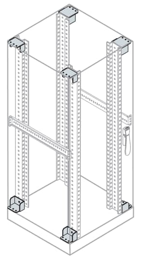 ABB SPA - ABBEB6000 N.4 STAFF. DI MONT. RACK FIX. L 600