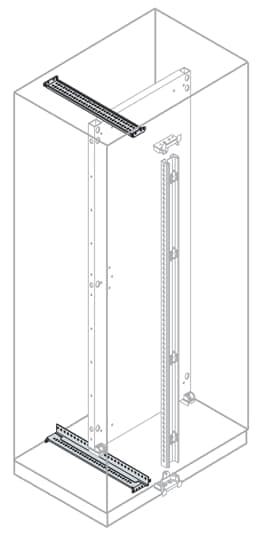ABB SPA - ABBEB8101 GUIDE DI SCORRIMENTO INS.PIASTRA P=800MM