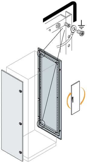 ABB SPA - ABBEC2041K PORTA CIECA LATERALE 2000X400MM HXP