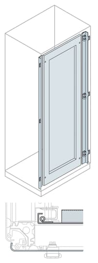 ABB SPA - ABBEE1908K CONTROPORTA RIBORDATA 1800X800MM (HXL)