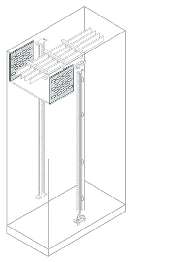ABB SPA - ABBEE2600 SEGREGAZIONE VERT.BARRE STRUTTURA L=600M