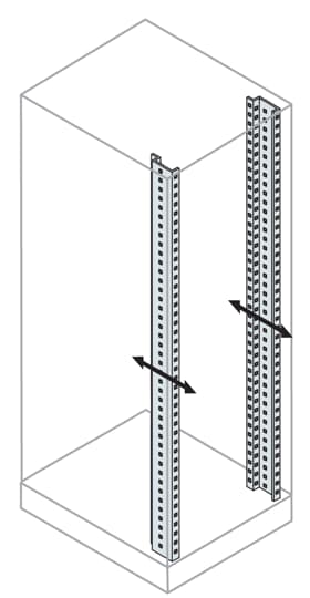 ABB SPA - ABBEG1805 N.2 MONT RACK 19 PROF.DOPPIO