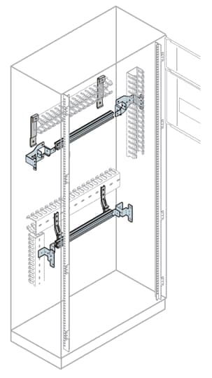ABB SPA - ABBEH0036 GUIDA DIN L=800MM (36 MOD)+SUPP.FRONTE