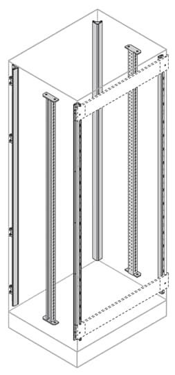 ABB SPA - ABBEM1802 N.4+2 MONTANTI X STRUTT.CELLE H=1800MM