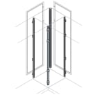 ABB SPA - ABBEM2005 N.4 MONTANTI X STRUTTURA ANGOLO H=2000MM