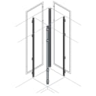 ABB SPA - ABBEM2205 N.4 MONTANTI X STRUTTURA ANGOLO H=2200MM