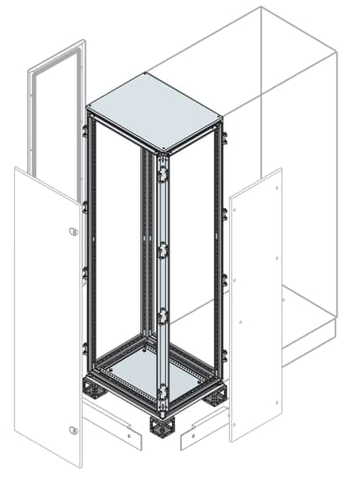 ABB SPA - ABBER3040K VANO LAT.CAVI 1800X300X400MM (HXLXP)