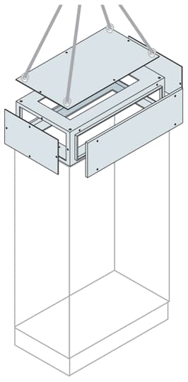 ABB SPA - ABBER6060K VANO SUP.CAVI 200X600X600MM (HXLXP)