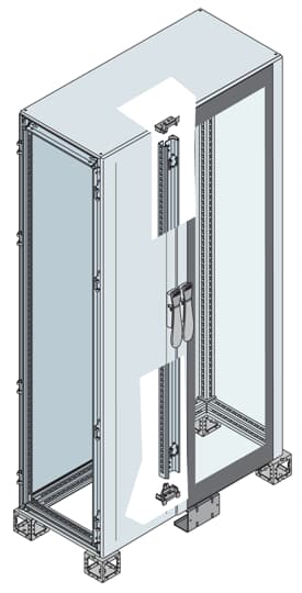ABB SPA - ABBES1884VC2K ARM.POR.VETRO VC 200 1800X800X400(HXLXP)