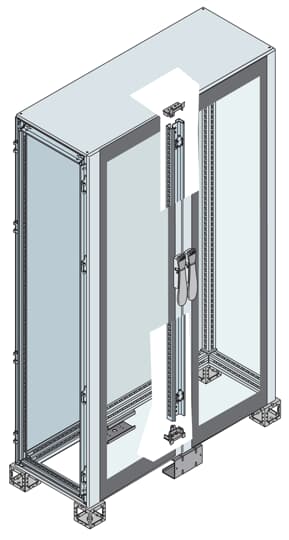 ABB SPA - ABBES2025VK ARM.DOP.POR.VETRO 2000X1200X500(HXLXP)