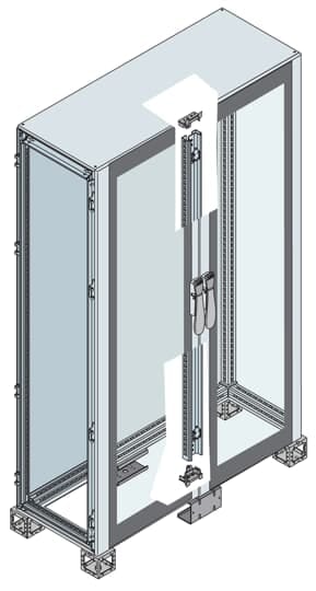 ABB SPA - ABBES2028VK ARM.DOP.POR.VETRO 2000X1200X800 (HXLXP)