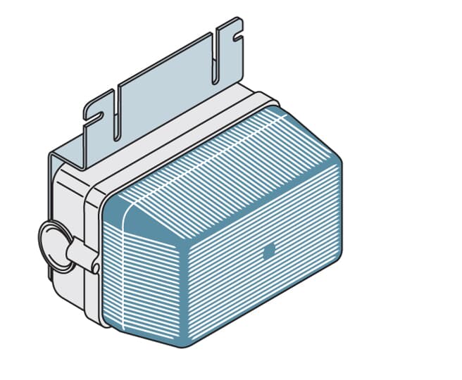 ABB SPA - ABBEV1048 PLAFONIERA INCANDESCENTE E27 SU STAFFA