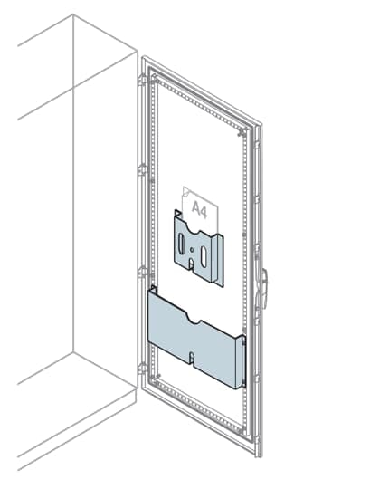 ABB SPA - ABBEV1072K TASCA PORTASCHEMI METALLO PORTA L=800
