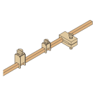 ABB SPA - ABBEV1115 BARRA DI NEUTRO/TERRA 6X6MM L=2000MM