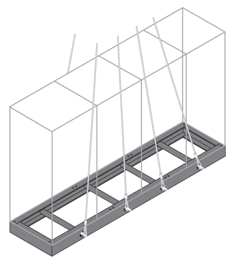 ABB SPA - ABBZU1101 ZOCCOLO H=100MM XBATT.IS2 UM=METRO MONT.