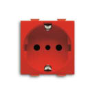 ABB SPA - ABB2CSK1114CH PRESA UNEL 2P+T, 16A, P30, ROSSA