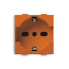 ABB SPA - ABB2CSK1112CH PRESA BIV. 2P+T, 16A, P30/P17, ARANCIO
