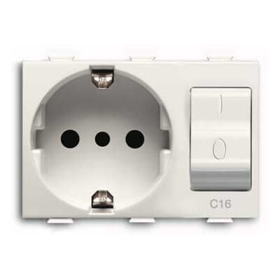 ABB SPA - ABB2CSK1325CH PRESA P30 INTERBL.+AUT. MAGNET.
