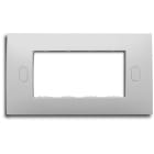 ABB SPA - ABB2CSK1642CH PLACCA AUTOPORT. 4 POSTI GRIGIO RAL7035
