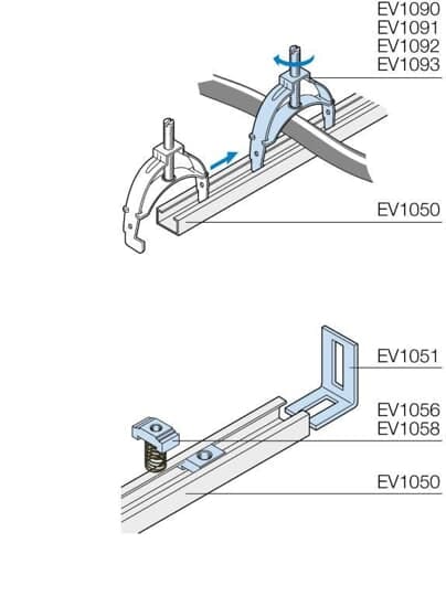 ABB SPA - ABBEV1051 Befestigungswinkel