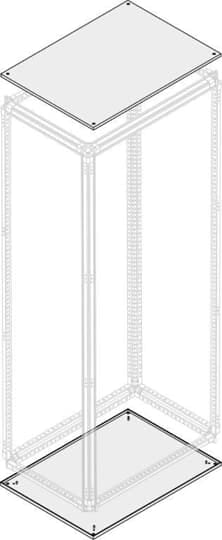 ABB SPA - ABBPTBB8020 TETTO/FONDO CIECO IP40 L=800MM P=200MM