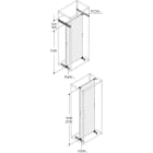 ABB SPA - ABBPWRP1840 PIASTRA DI FONDO INTERA H=1800MM L=400MM