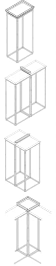 ABB SPA - ABBPKST0301 N.2 PROF.TETTO IP31/41 COL.SIN.P=300MM