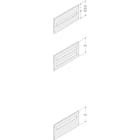 ABB SPA - ABBPPMF2060 PANNELLO 24 MODULI DIN H=200MM L=600MM
