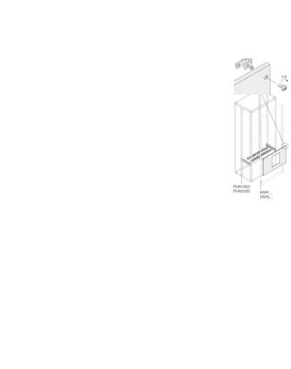ABB SPA - ABBPHDE1241 KIT E1.2/E1.3 3-4P FISSO-INT. ORIZZ. L=8