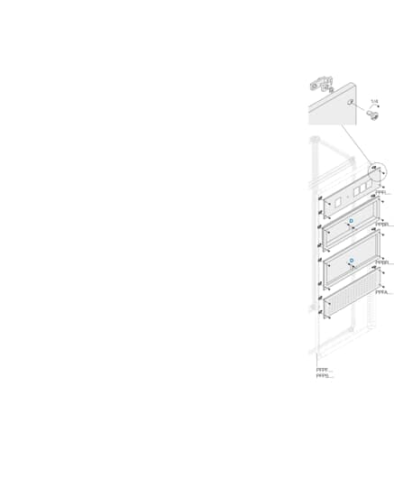 ABB SPA - ABBPPFA2040 PANNELLO CIECO AERATO H=200MM L=400MM