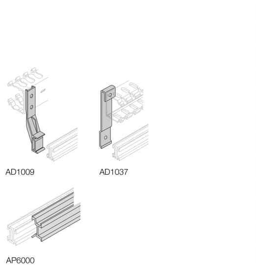 ABB SPA - ABBAD1037 SUPP.CANALINA ORIZZONTALE 60/80 4PZ