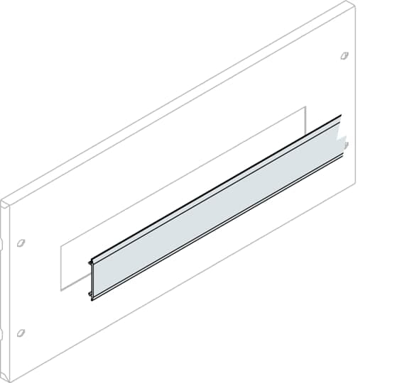 ABB SPA - ABBAD1086 N.10 OTTURATORI FER.DIN L=2000MM RAL7035