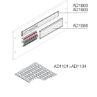 ABB SPA - ABBAD1102 N.192 ETICHETTE 2MOD. 15X27MM (HXL)