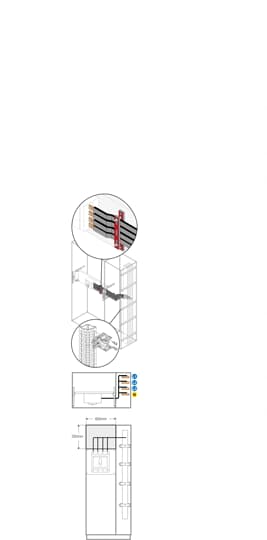 ABB SPA - ABBPITV6000 N.1 ISOLATORE PER CONNESSIONI T6 VERTICA