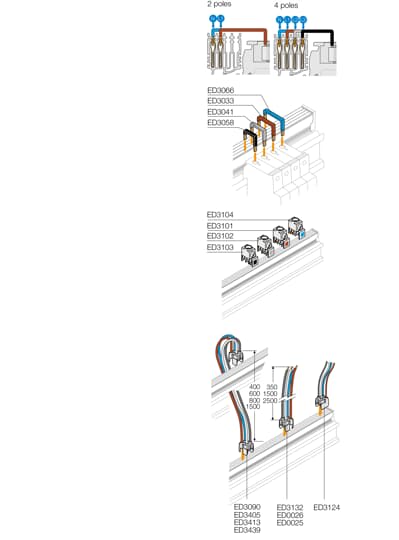 ABB SPA - ABBED2969 BARRA 100A 4P 24 MODULI L=600