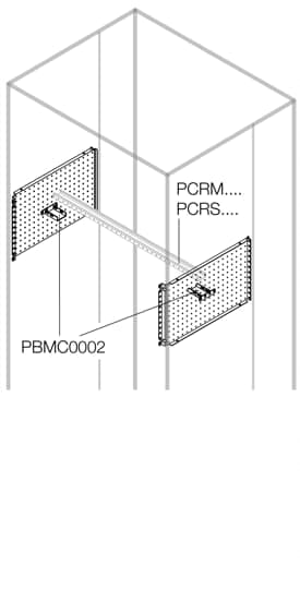 ABB SPA - ABBPMCS2070 N.2 MODULI CON. LATERALI H=200MM P=700MM