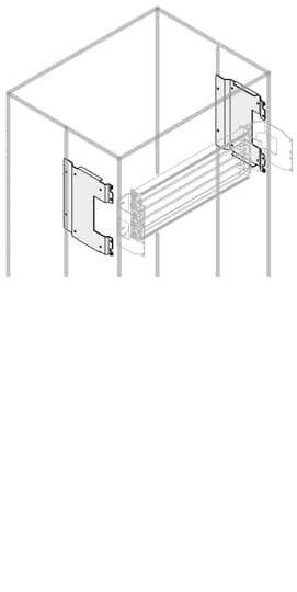 ABB SPA - ABBPLSU0300 SEGREG.LAT.UNIFIX H/GUIDA DIN CENT.H=300