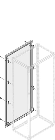 ABB SPA - ABBPPEB2056 PANNELLO ESTERNO IP65 H=2000MM P=500MM