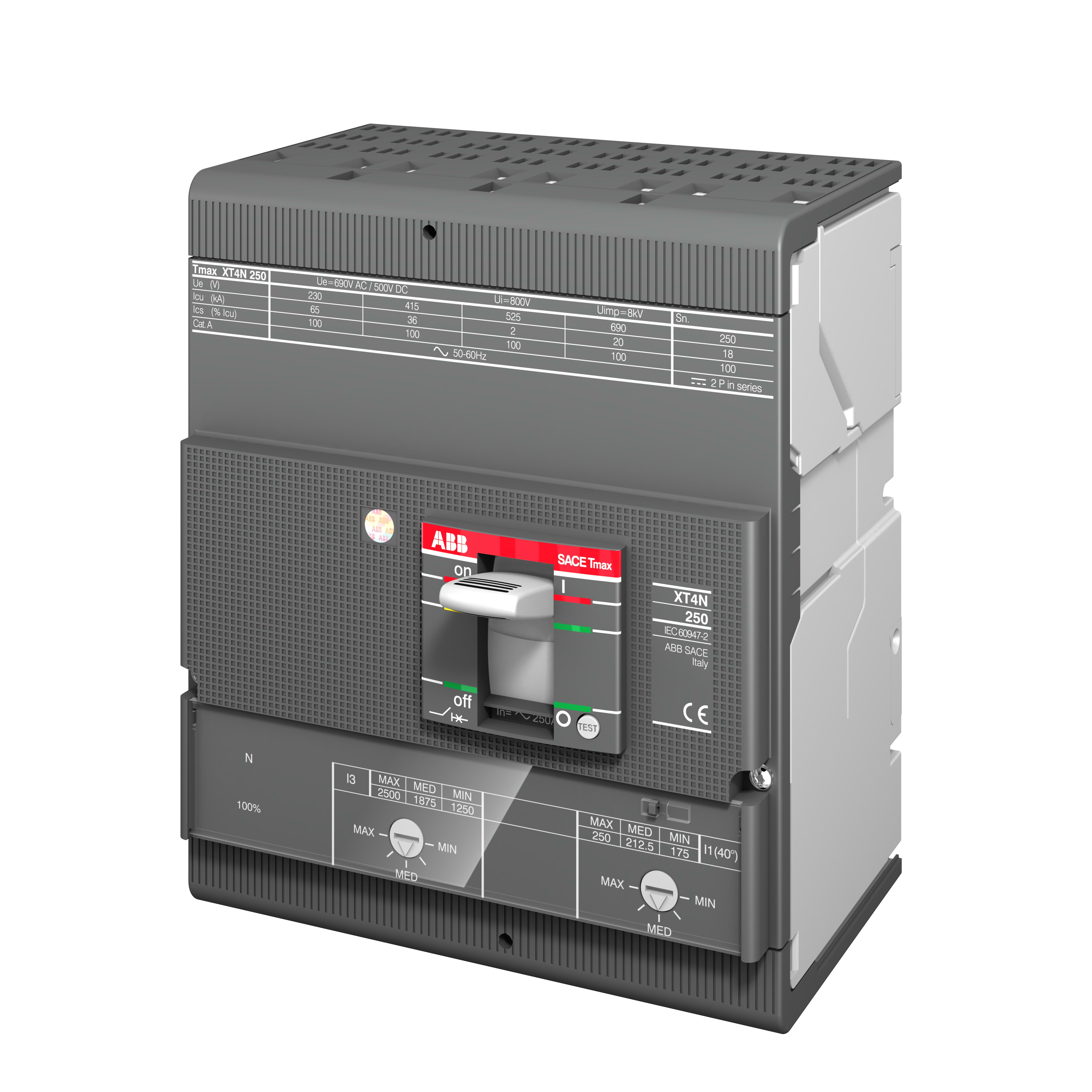 ABB SPA - ABB1SDA075220R1 XT4S 250 TMA 200 1000..2000 4P FF UL/CSA