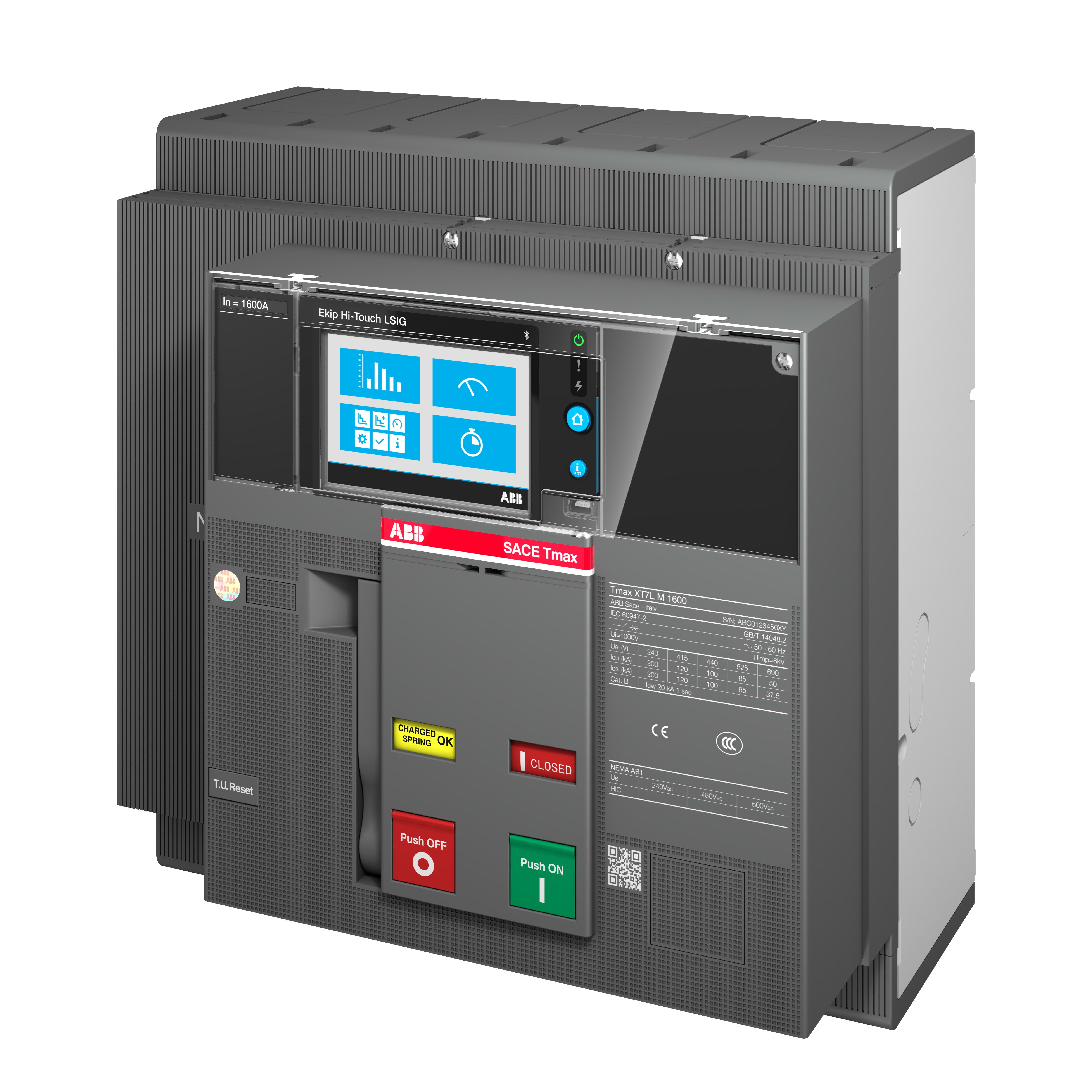 ABB SPA - ABB1SDA101682R1 XT7S M 800 EKIP HI-TOUCH LSI IN800 4P FF